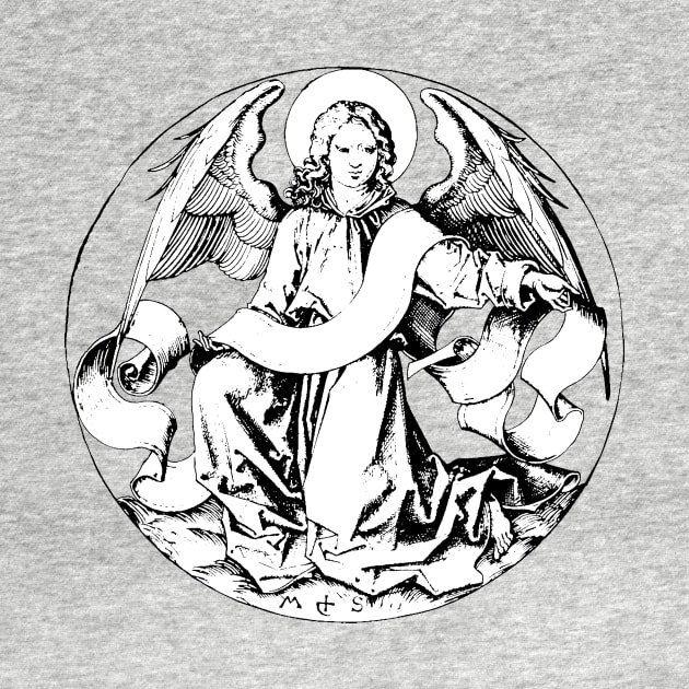 15th Century St Matthew the Evangelist Emblem Winged Angel by Pixelchicken